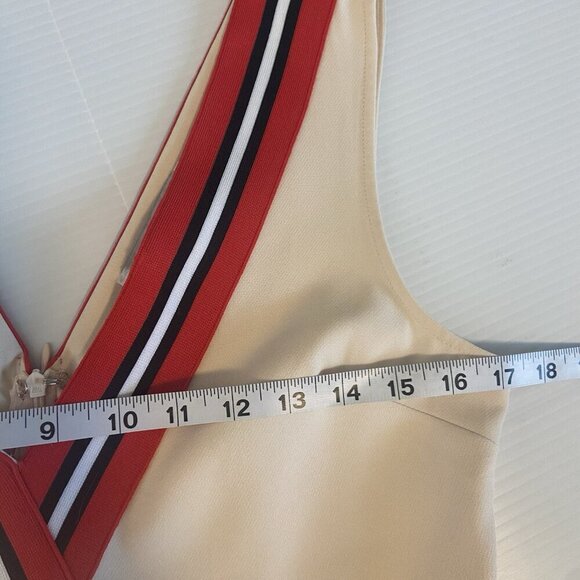 English Factory Varsity Sleeveless Stripe Dress Size M Sporty Athleisure Tennis - Picture 11 of 13
